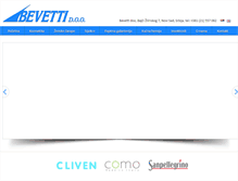 Tablet Screenshot of bevetti.co.rs